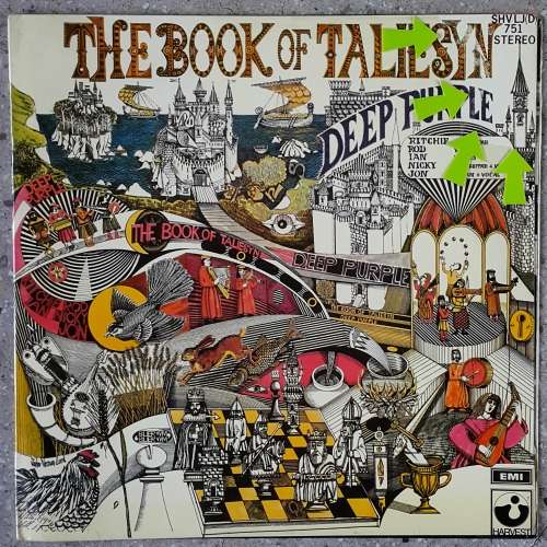 DEEP PURPLE - THE BOOK OF TALIESYN Vinyl, LP, Album Country: South Africa Released: 1969 Genre: Rock