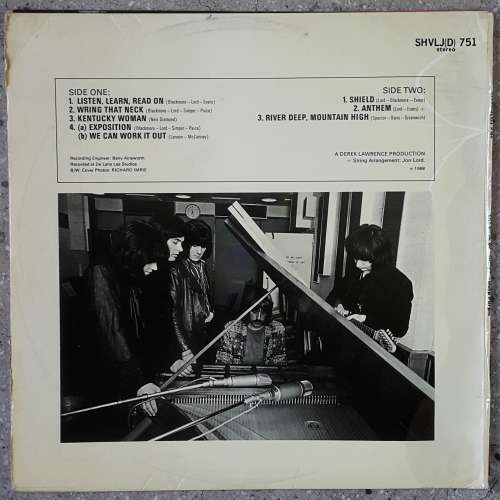 DEEP PURPLE - THE BOOK OF TALIESYN Vinyl, LP, Album Country: South Africa Released: 1969 Genre: Rock