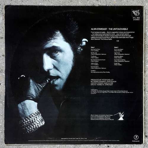ALVIN STARDUST - THE UNTOUCHABLE Vinyl, LP, Album Country: South Africa Released: 1973