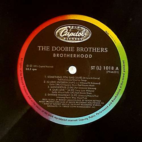 THE DOOBIE BROTHERS - BROTHERHOOD Vinyl, LP, Album, Country: South Africa 1991