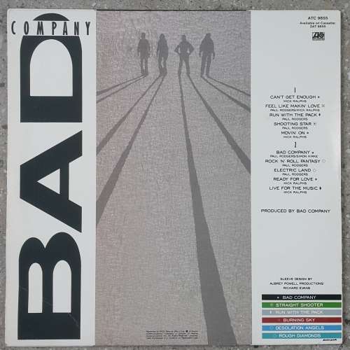 BAD COMPANY - 10 FROM 6 - THE BEST OF Vinyl, LP, Compilation Country: South Africa Released: 1986