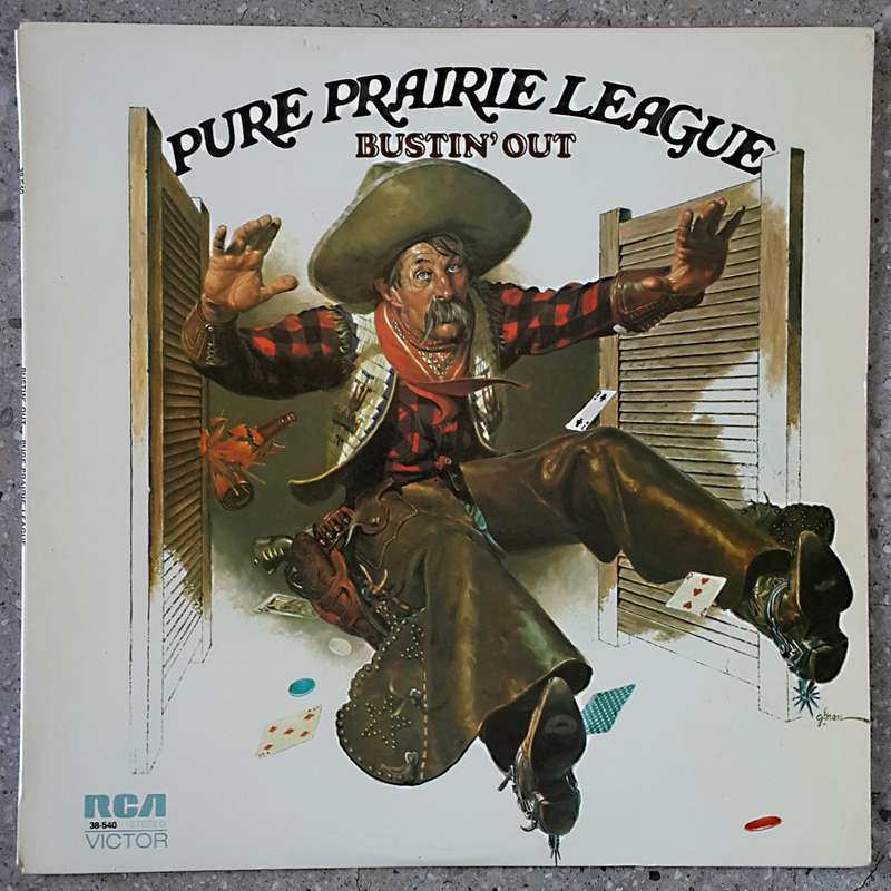 PURE PRAIRIE LEAGUE - BUSTIN` OUT Vinyl, LP, Album Country: South Africa Released: 1972/Country Rock
