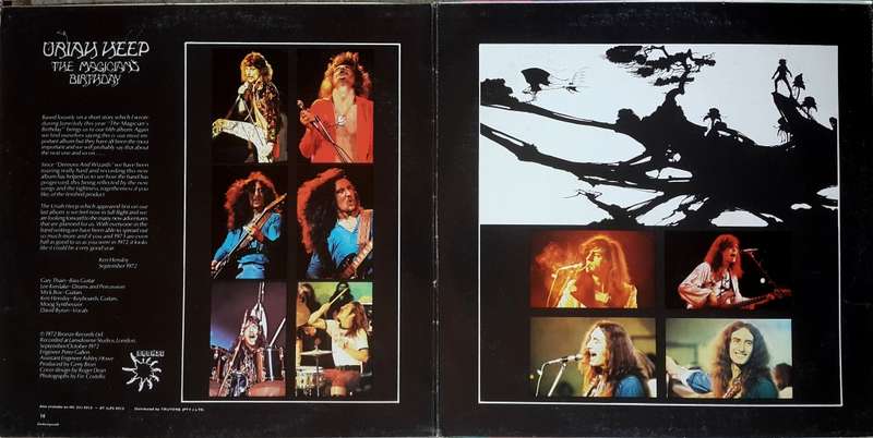 URIAH HEEP - THE MAGICIAN`S BIRTHDAY Vinyl, LP, Album, G/fold Country: South Africa Released: 1972