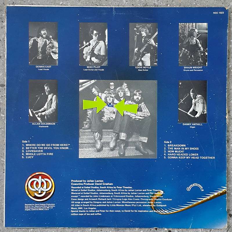 STINGRAY - STINGRAY  Vinyl, LP, Album Country: South Africa Released: 1979