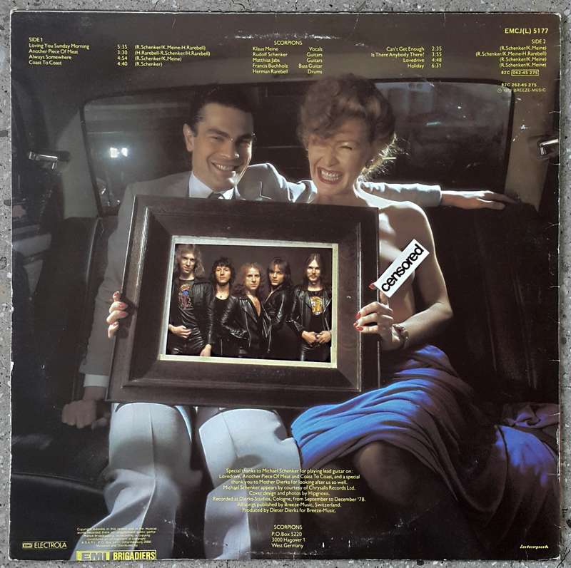 SCORPIONS - LOVEDRIVE Vinyl, LP, Album Country: South Africa Released: 1979