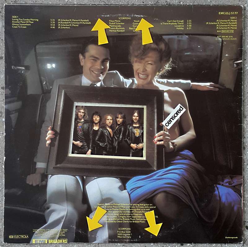 SCORPIONS - LOVEDRIVE Vinyl, LP, Album Country: South Africa Released: 1979