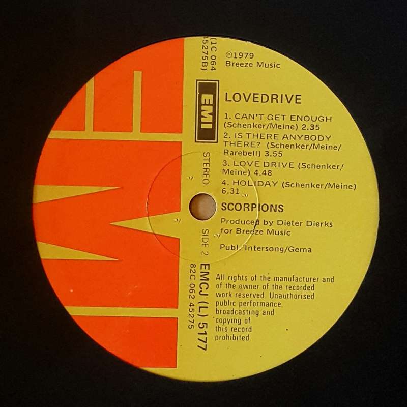 SCORPIONS - LOVEDRIVE Vinyl, LP, Album Country: South Africa Released: 1979