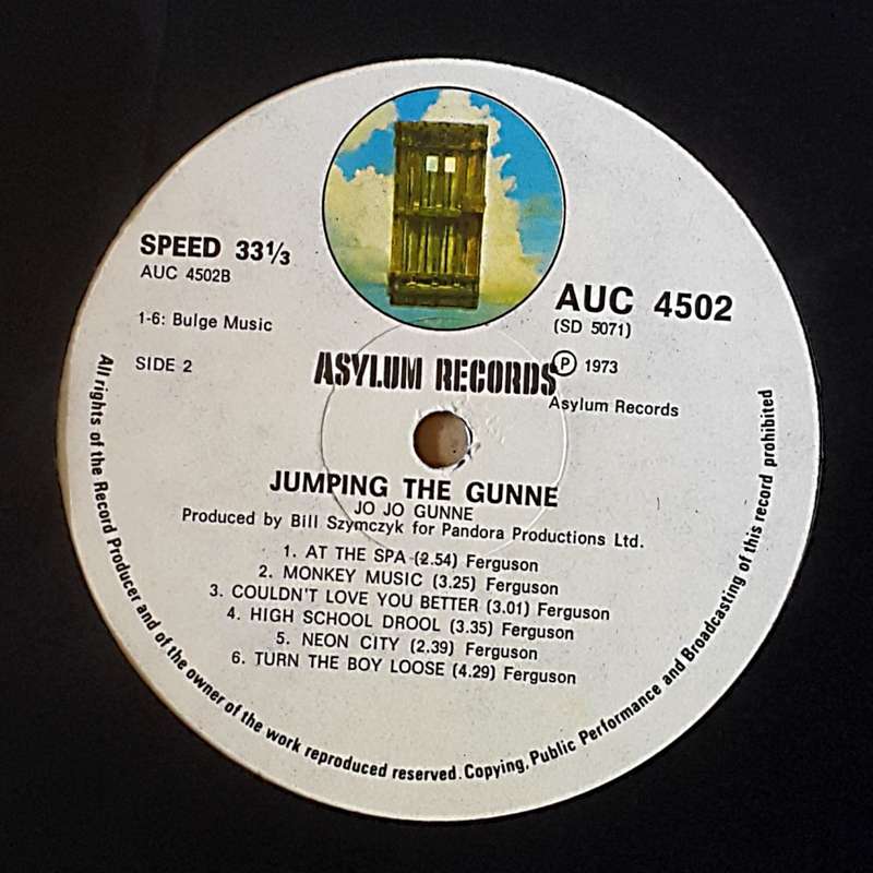 JO JO GUNNE - JUMPIN` THE GUNNE(censored image version) Vinyl, LP, Album Country: SA Released: 1973