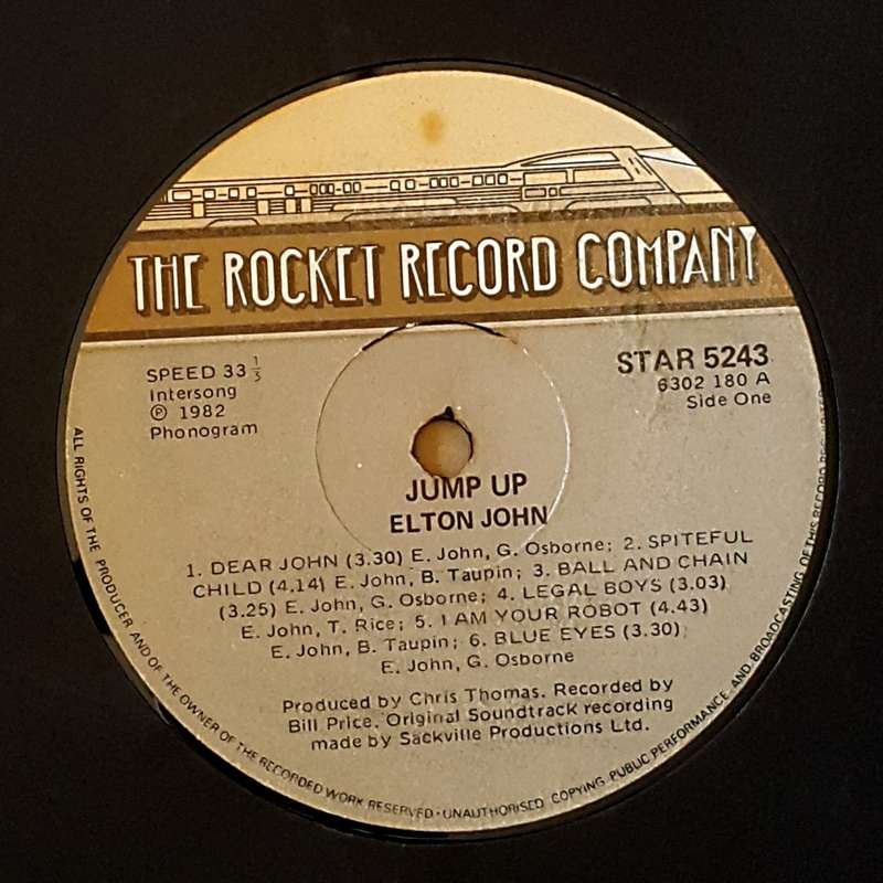 ELTON JOHN - JUMP UP!  Vinyl, LP, Album, Gatefold Sleeve Country: South Africa Released: 1982