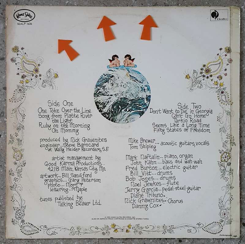 BREWER & SHIPLEY - TARKIO ROAD Vinyl, LP, Album, Stereo Country: South Africa Released: 1971