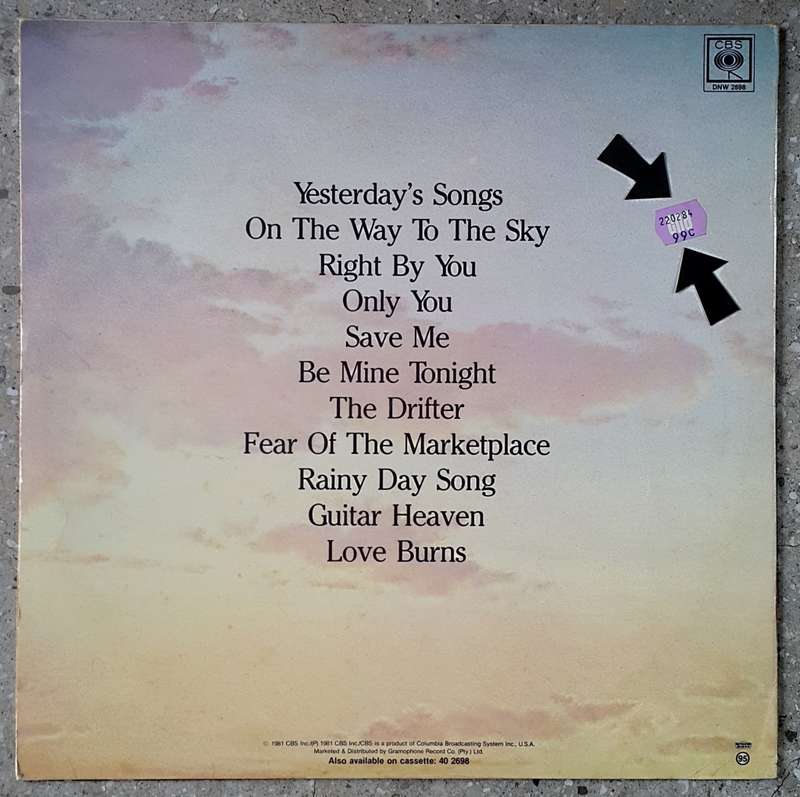 NEIL DIAMOND - ON THE WAY TO THE SKY Vinyl, LP, Album Country: South Africa Released: 1981