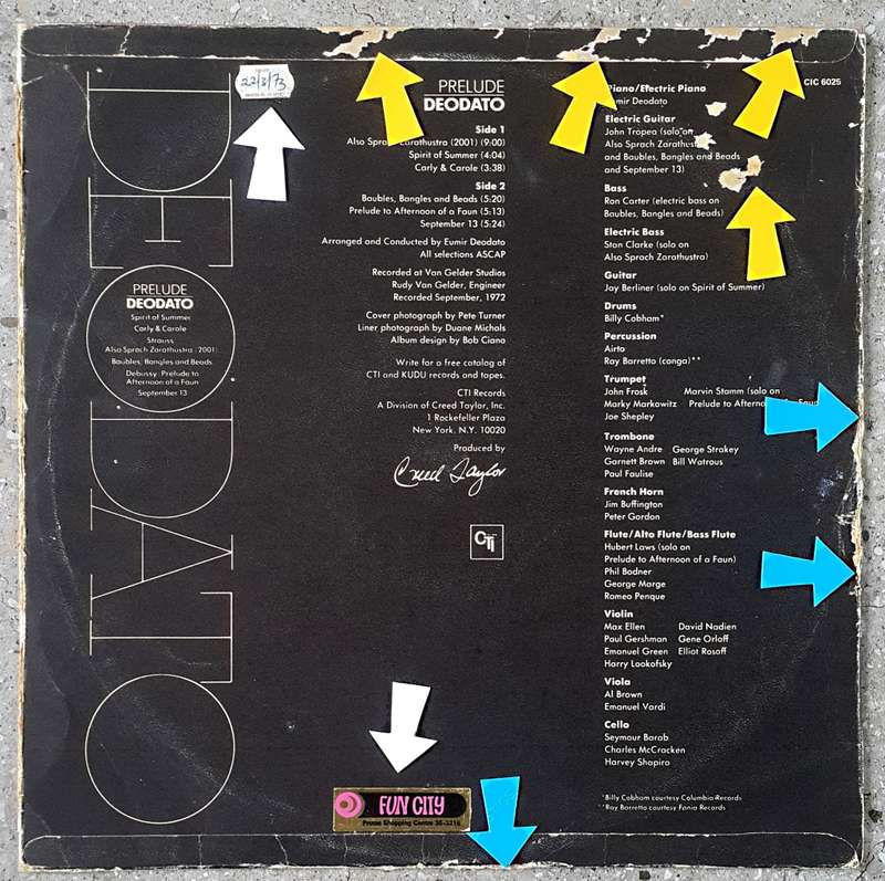 DEODATO - PRELUDE Vinyl, LP, Album Country: South Africa Released: 1973
