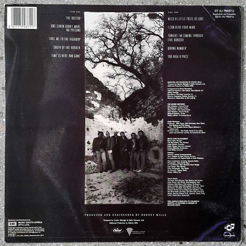 THE DOOBIE BROTHERS - CYCLES Vinyl, LP, Album Country: South Africa Released: 1989