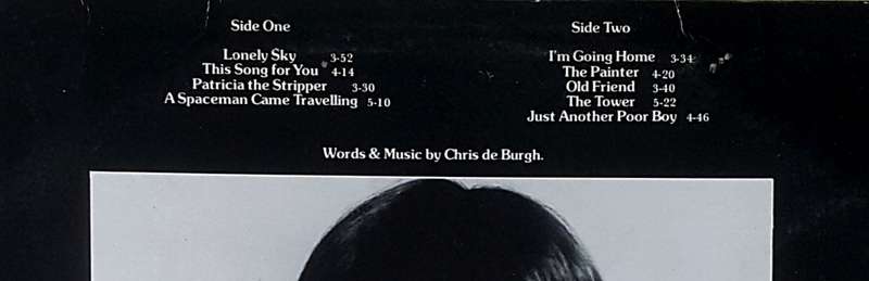 CHRIS DE BURGH - LONELY SKY AND OTHER STORIES(RARE ALBUM!!) Vinyl, LP, Album Country: S/Africa: 1976