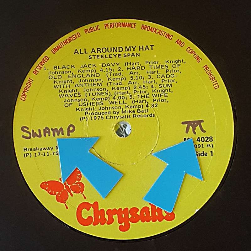 STEELEYE SPAN - ALL AROUND MY HAT Vinyl, LP, Album Country: Rhodesia Released: 1975