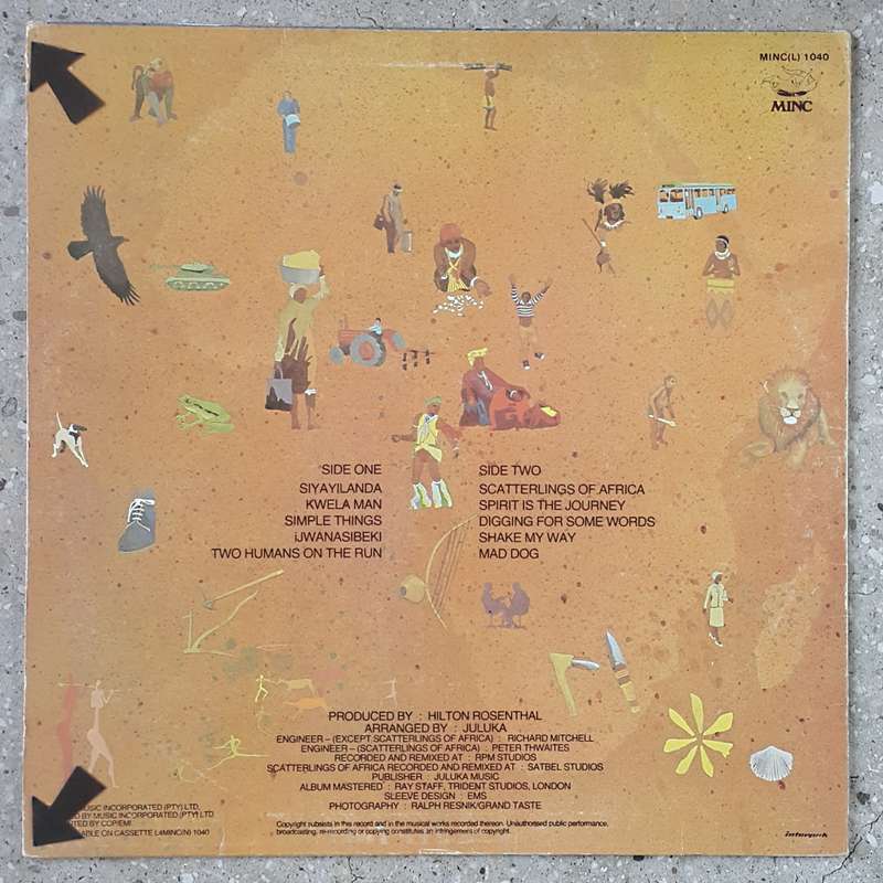 JULUKA - SCATTERLINGS Vinyl, LP, Album Country: South Africa Released: 1982