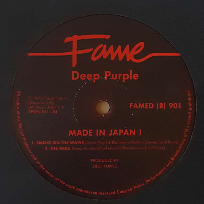 DEEP PURPLE - MADE IN JAPAN 2 × Vinyl, LP, Album, Reissue, Gat Country: South Africa Released: 1982