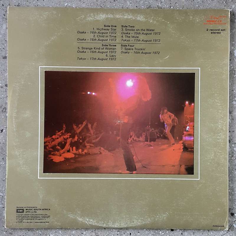 DEEP PURPLE - MADE IN JAPAN 2 × Vinyl, LP, Album, Reissue, Gat Country: South Africa Released: 1982