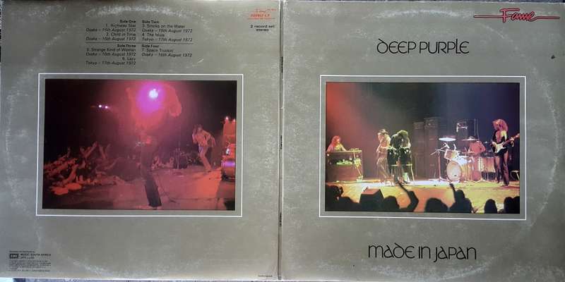 DEEP PURPLE - MADE IN JAPAN 2 × Vinyl, LP, Album, Reissue, Gat Country: South Africa Released: 1982
