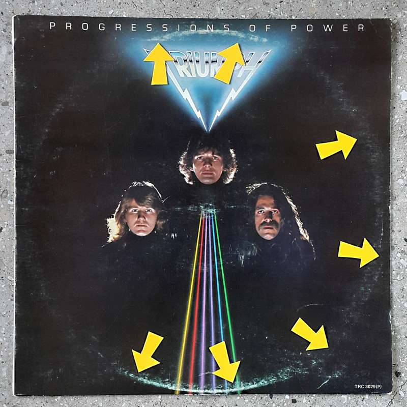 TRIUMPH - PROGRESSIONS OF POWER Vinyl, LP, Album Country: South Africa Released: 1981