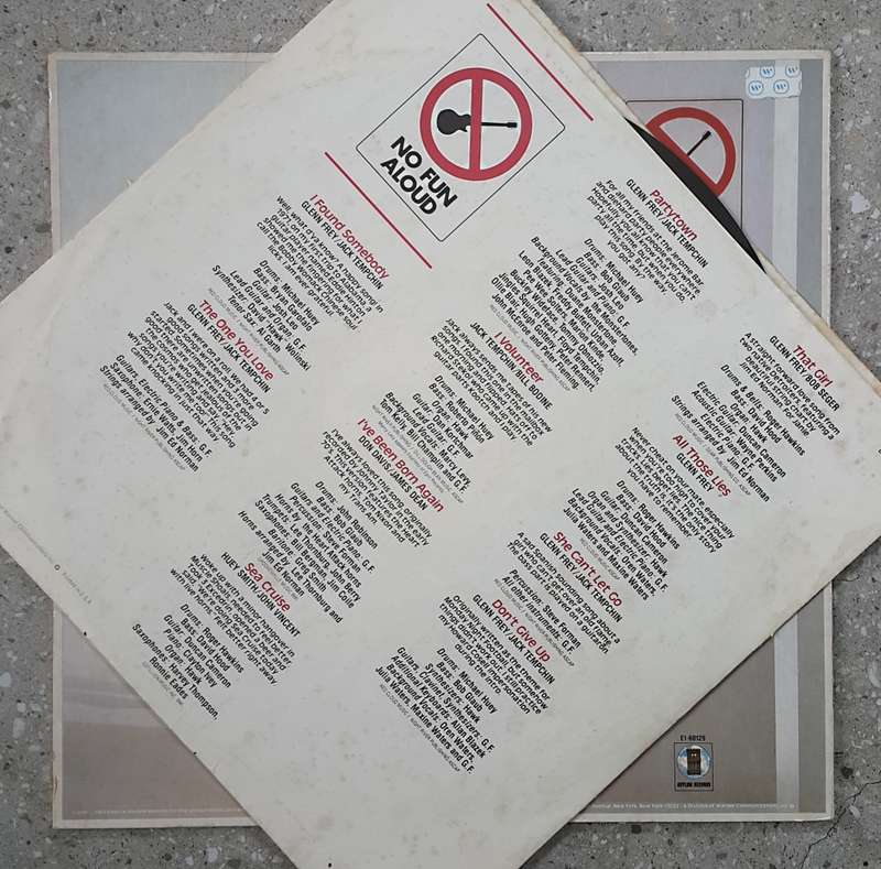 GLENN FREY - NO FUN ALOUD Vinyl, LP, Album, Stereo Country: US Released: 1982