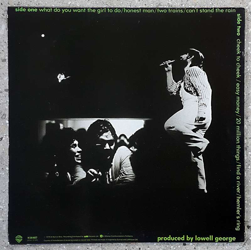 LOWELL GEORGE(Lead Guitarist/Songwriter of LITTLE FEAT)- THANKS I`LL EAT HERE, LP, Album UK 1979