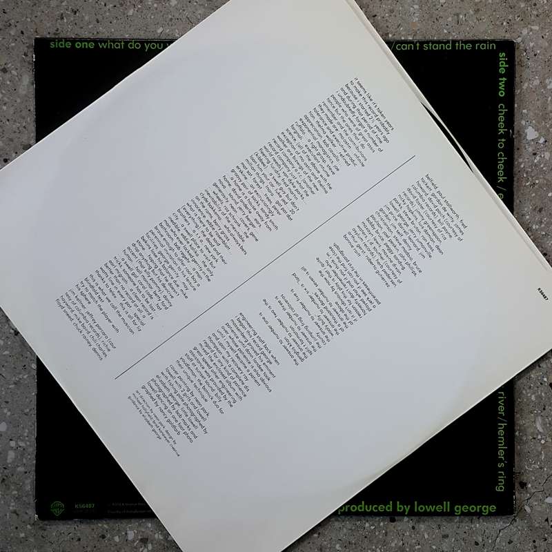 LOWELL GEORGE(Lead Guitarist/Songwriter of LITTLE FEAT)- THANKS I`LL EAT HERE, LP, Album UK 1979