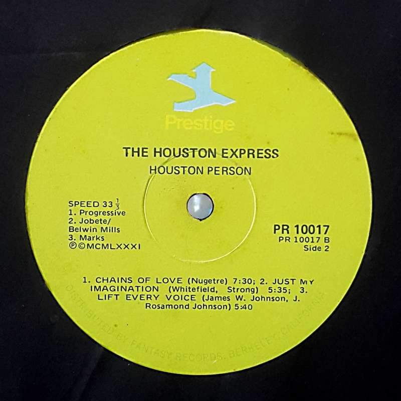 THE HOUSTON EXPRESS - HOUSTON PERSON Vinyl, LP, Album Country: South Africa Released: 1971