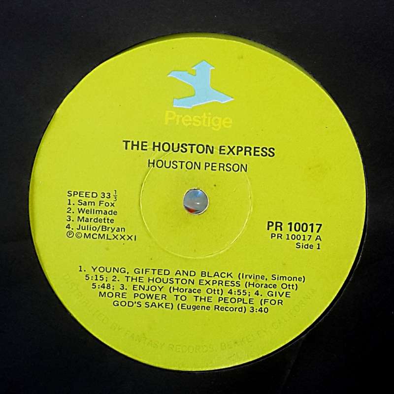 THE HOUSTON EXPRESS - HOUSTON PERSON Vinyl, LP, Album Country: South Africa Released: 1971