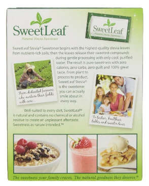 SweetLeaf Natural Stevia Sweetener, 70 Count