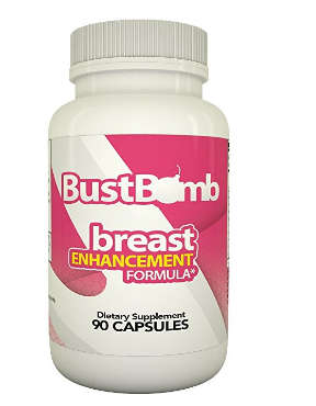BustBomb - Top Rated Breast Enlargement, Bust Enhancement, Natural Herbal Pills for Women - 90 Capsu