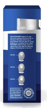 Rogaine Mens Regrowth Foam 5% Unscented 3 Month Supply