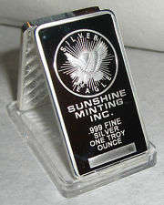 *** Sunshine Mint Inc *** One Troy Ounce Bar at NO RESERVE!!!