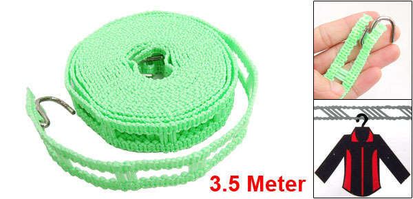 ***SALE ONLY R19.95***  3.5 Meter Green Fence Designed Windproof Clothesline Laundry Line