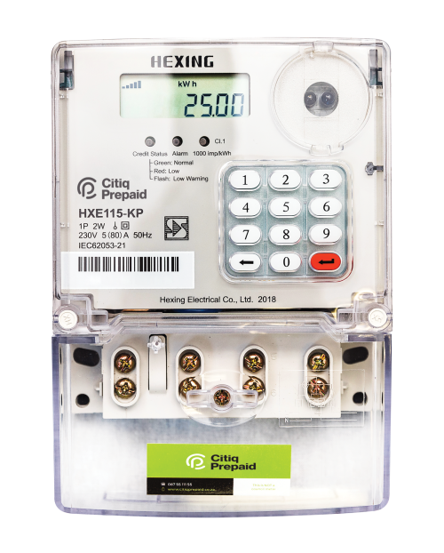 Citiq Single Phase Electricity SUB Meter HEXING