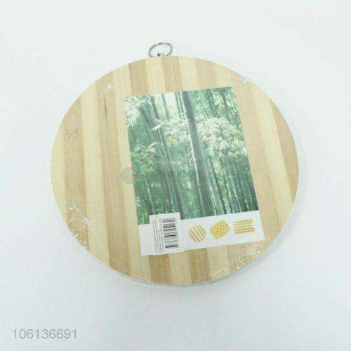 * Clearance Sale* Cheap Round Bamboo Chopping Block Cutting Board 34cm accross