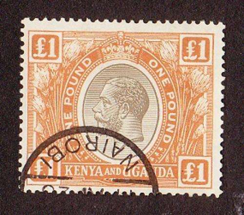 KUT 1922 ã1 value (SG95).