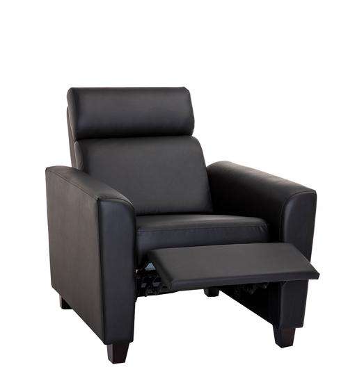 Stylish Black Recliner