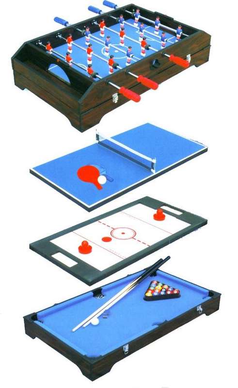 Footzie 4-1 Soccer, Pool, Table Tennis Multi Gaming Table