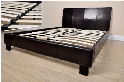 Cielo Faux Leather Bed Base