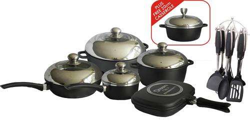 Dessini Non Stick Die Cast Alluminium Cookware Set