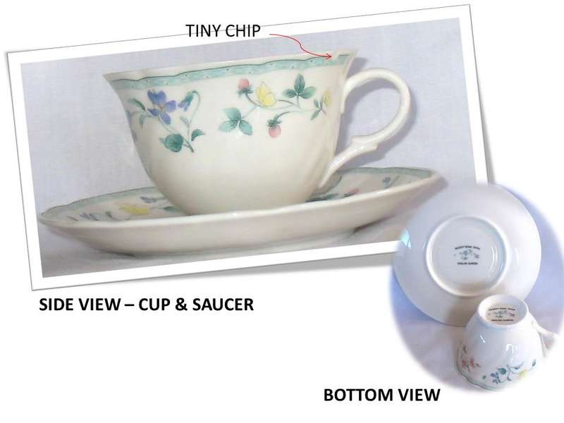 %*VINTAGE TEA CUP & SAUCER**REGENT BONE CHINA* *ENGLISH GARDEN*