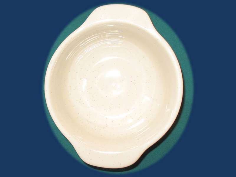 *BOWL* IN STUNNING BEIGE WITH HANDLES
