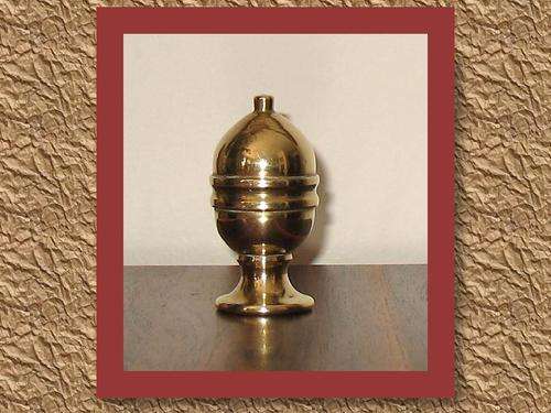 VINTAGE *stunning solid* BRASS FINIAL**EXCELLENT CONDITION!