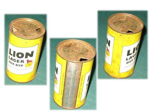 *beer can!!**RARE COLLECTABLE!!! LION LAGER CAN IN EXCELLENT CONDITION!!**