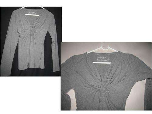 Top*STUNNING CROSS OVER* COTTON & SPANDEX STRETCHY LONG SLEEVE!!* 12*