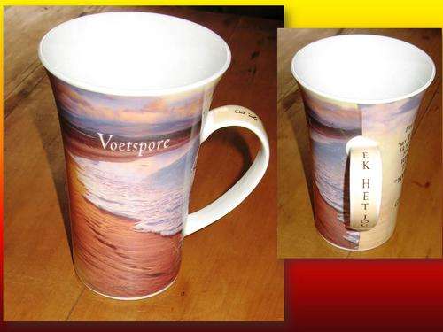 X-LARGE COFFEE MUG * VOETSPORE- GEDIG * See Sweetleaf 4 more bargains