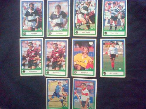 SD 1992 CURRIE CUP TRADING CARDS - ALL 10