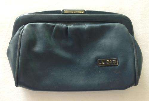 VINTAGE BLUE 'LE BAG' CLUTCH BAG