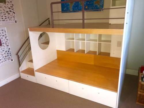 Unique Retro Double Bunk Bed